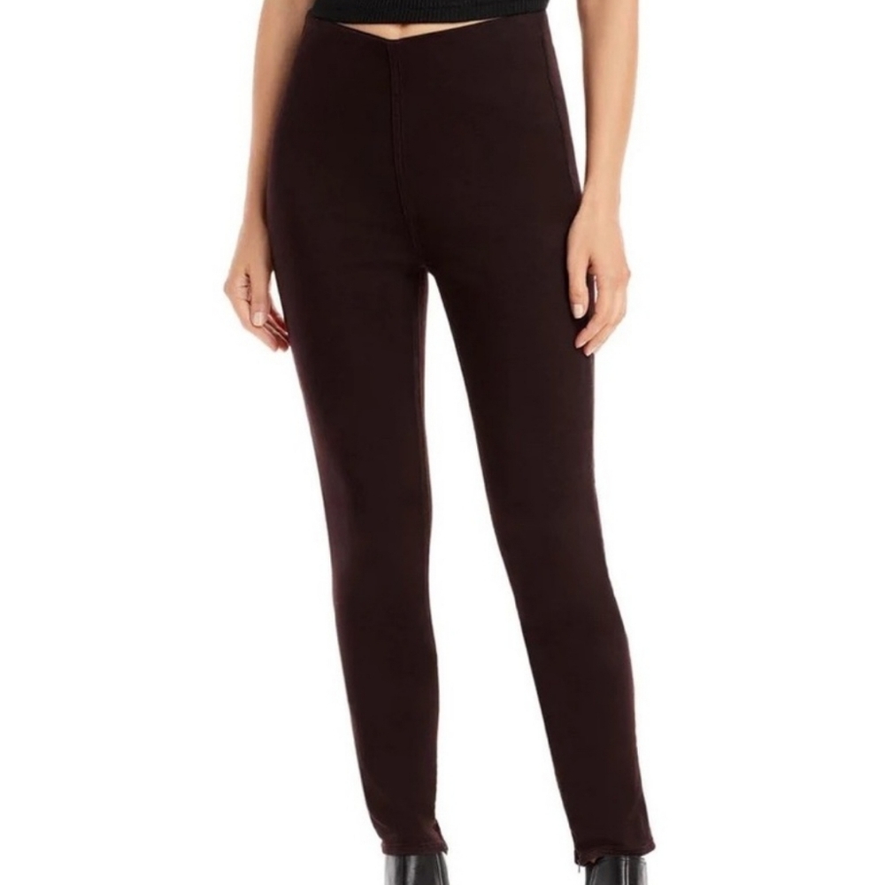 NWOT Rag & Bone‎ Chocolate Brown Pull on Skinny Pants Leggings Jeggings XS $228